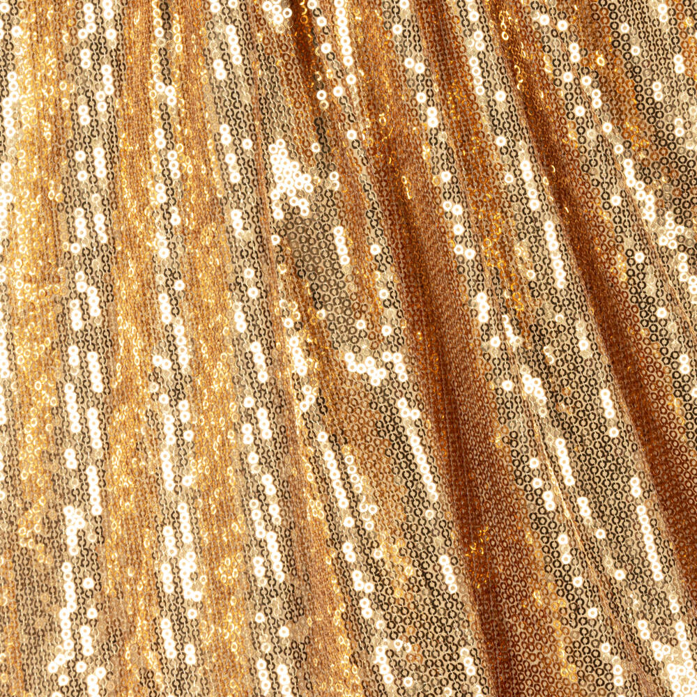 MARC JACOBS-Girls Gold Sequin Puff Dress | Childrensalon Outlet