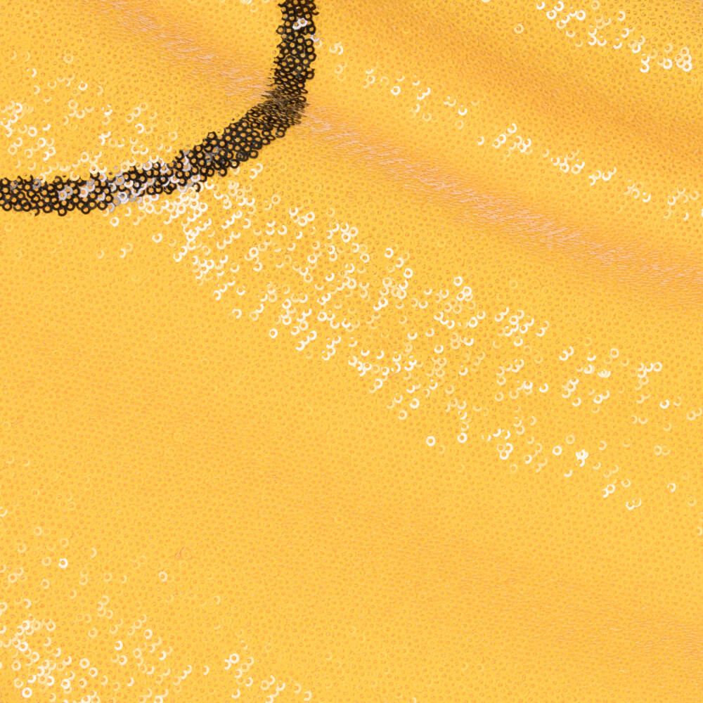 MARC JACOBS-Girls Gold Smiley Sequin Dress | Childrensalon Outlet