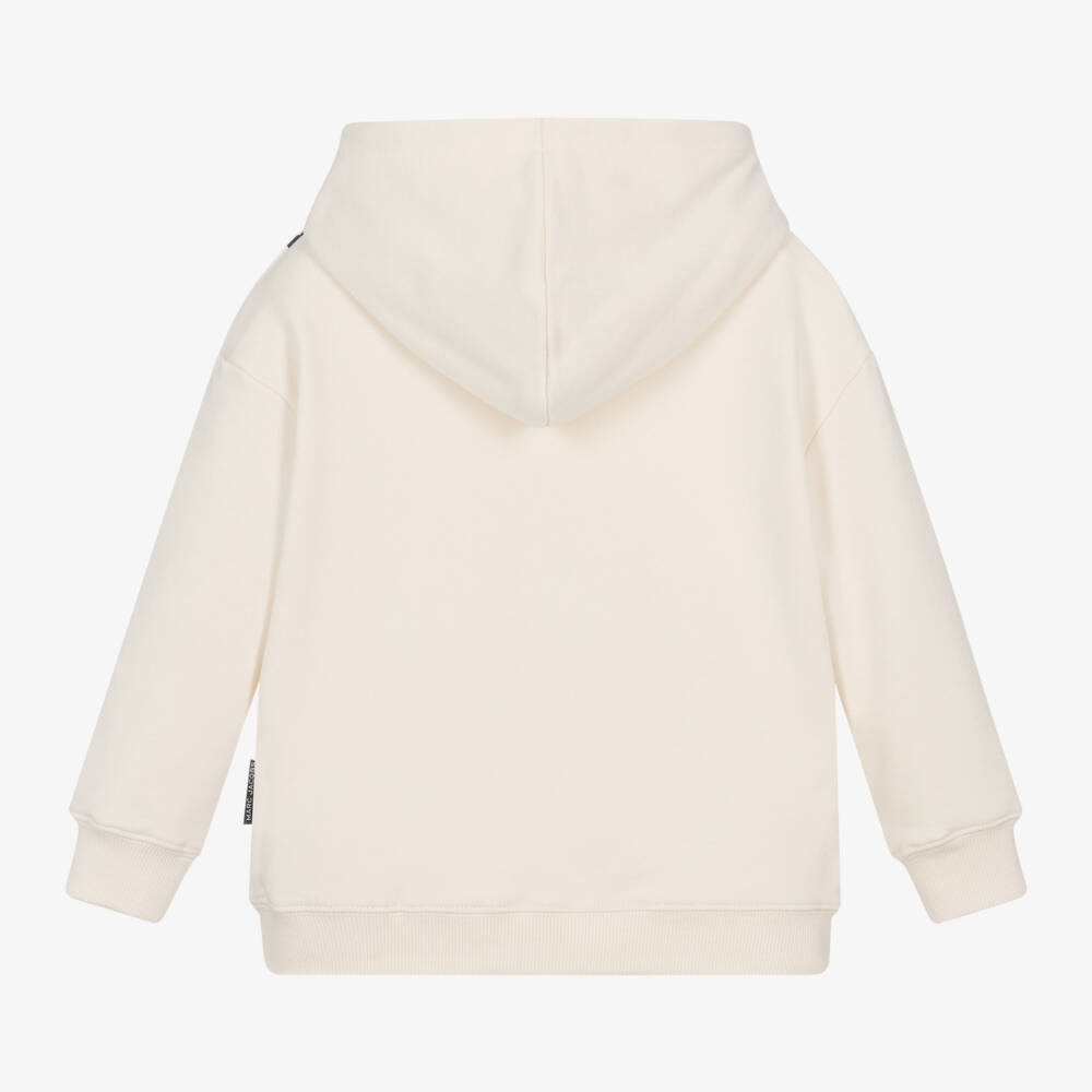 MARC JACOBS-Girls Ivory Hoodie with Bag Print | Childrensalon Outlet