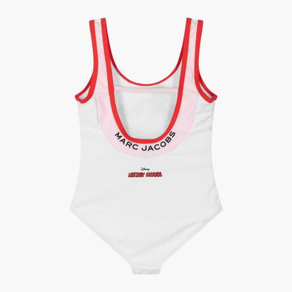 MARC JACOBS-مايوه عاجي للبنات بطبعة ميكي ماوس | Childrensalon Outlet