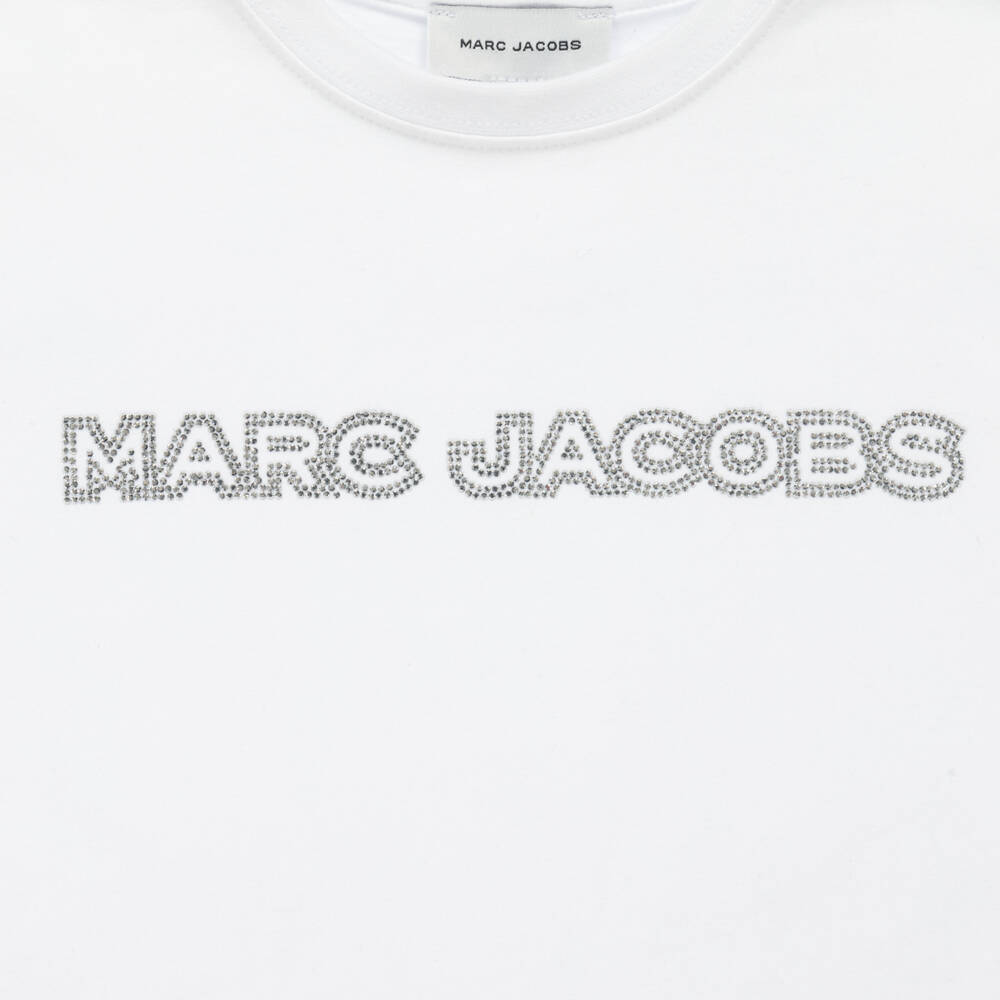 MARC JACOBS-Girls Long-Sleeved Rhinestone Top | Childrensalon Outlet