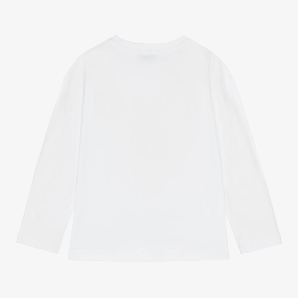 MARC JACOBS-Girls Long-Sleeved Rhinestone Top | Childrensalon Outlet
