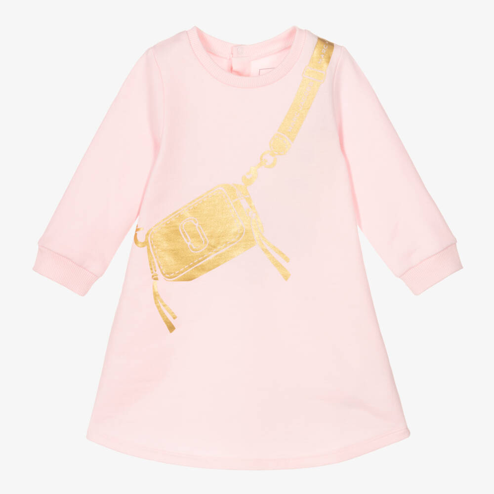 MARC JACOBS-Girls Pastel Bag Print Dress | Childrensalon Outlet