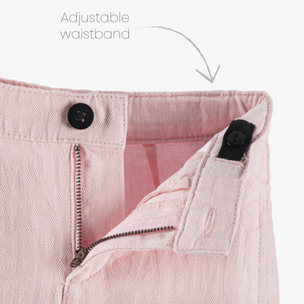 MARC JACOBS-Girls Pastel Jacquard Cotton Pants | Childrensalon Outlet