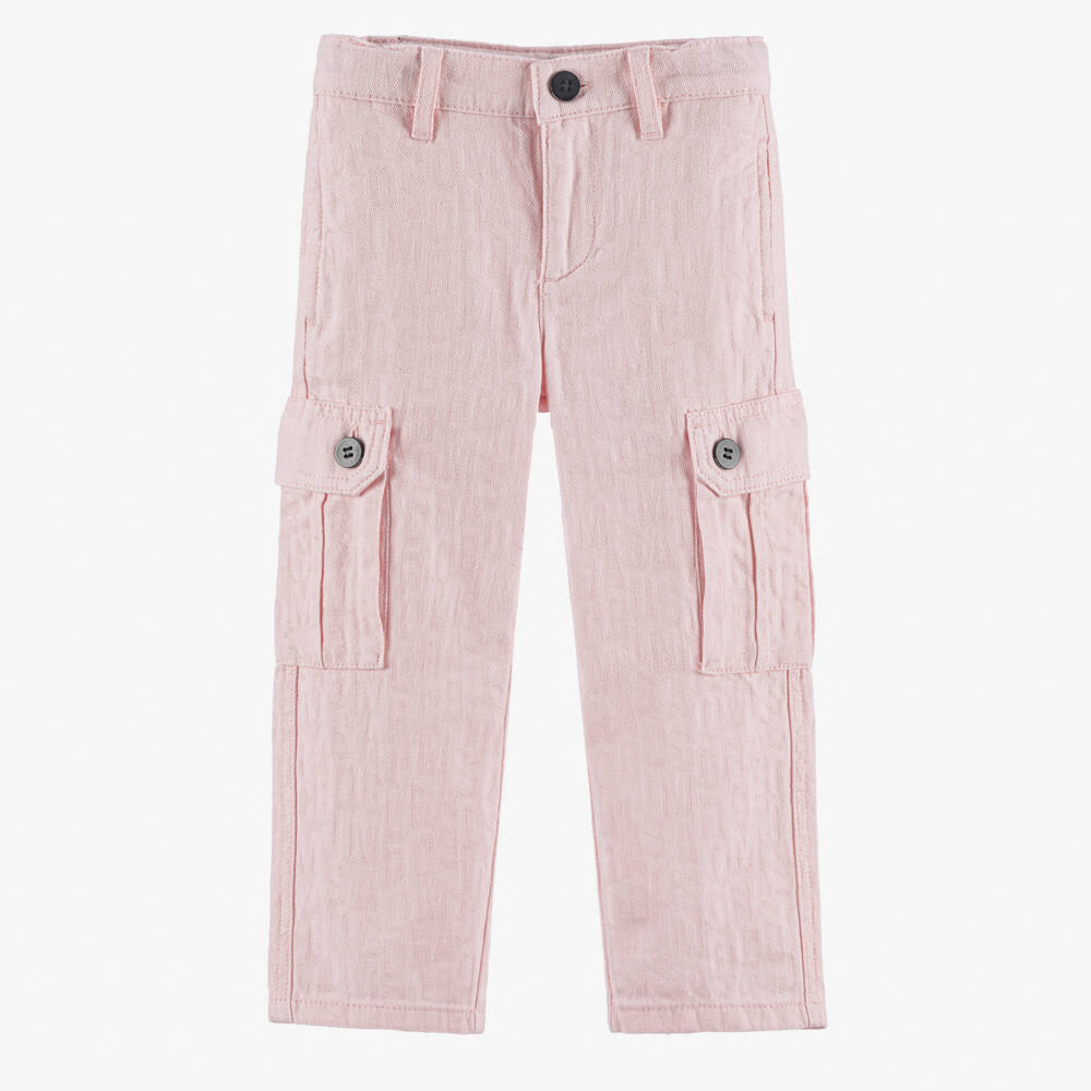 MARC JACOBS-Girls Pastel Jacquard Cotton Pants | Childrensalon Outlet