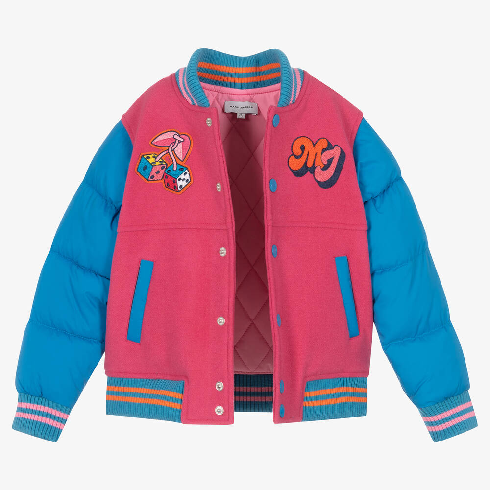 Pink and blue jacket outlet