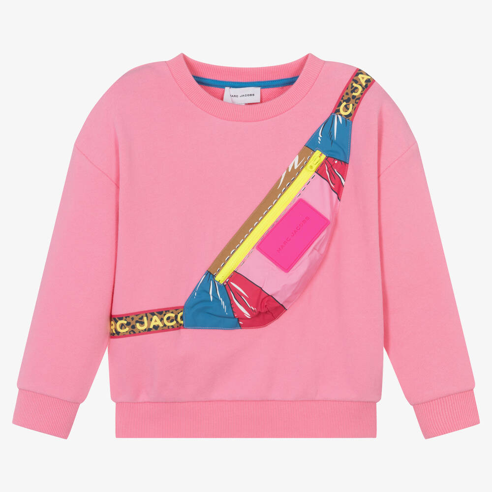 MARC JACOBS - Розовый хлопковый свитшот | Childrensalon