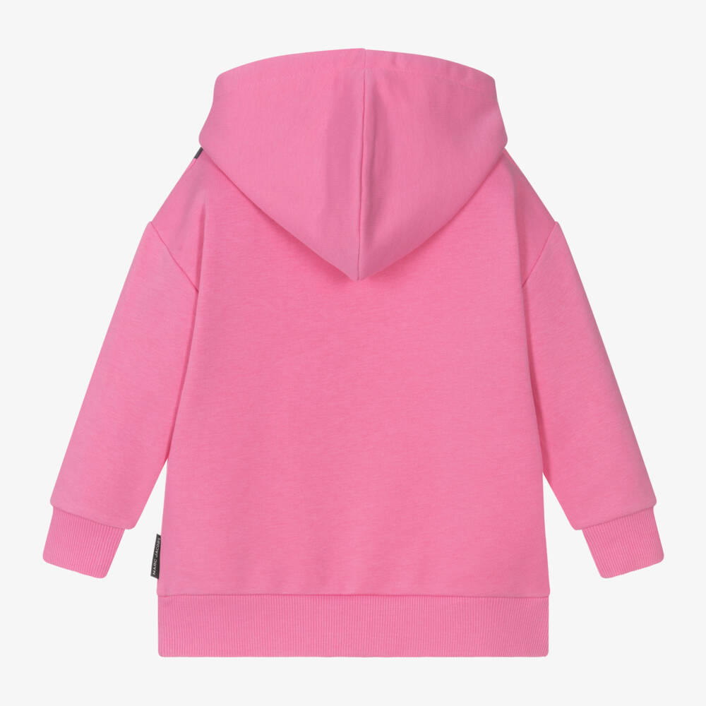 MARC JACOBS-Girls Pink Crossbody Print Hoodie | Childrensalon Outlet