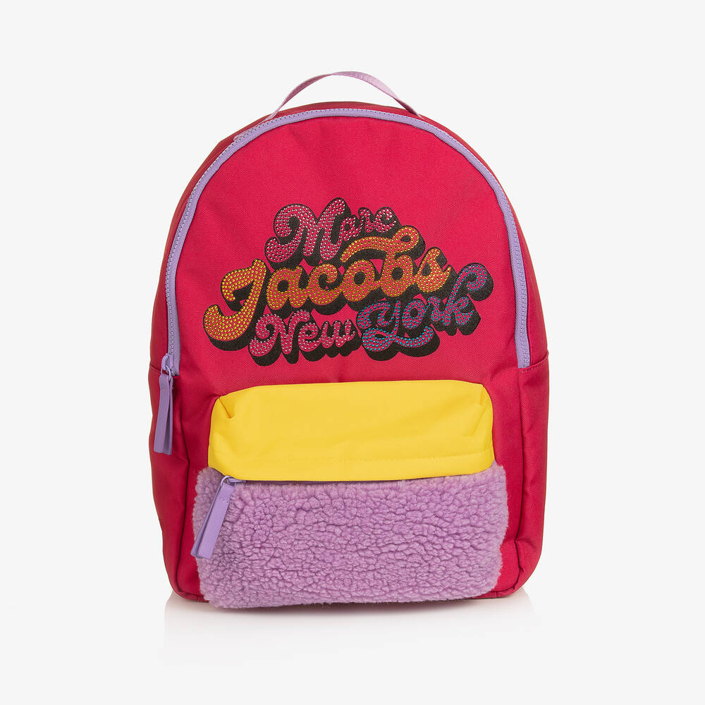 MARC JACOBS - Pinker Rucksack mit Strass (40 cm) | Childrensalon