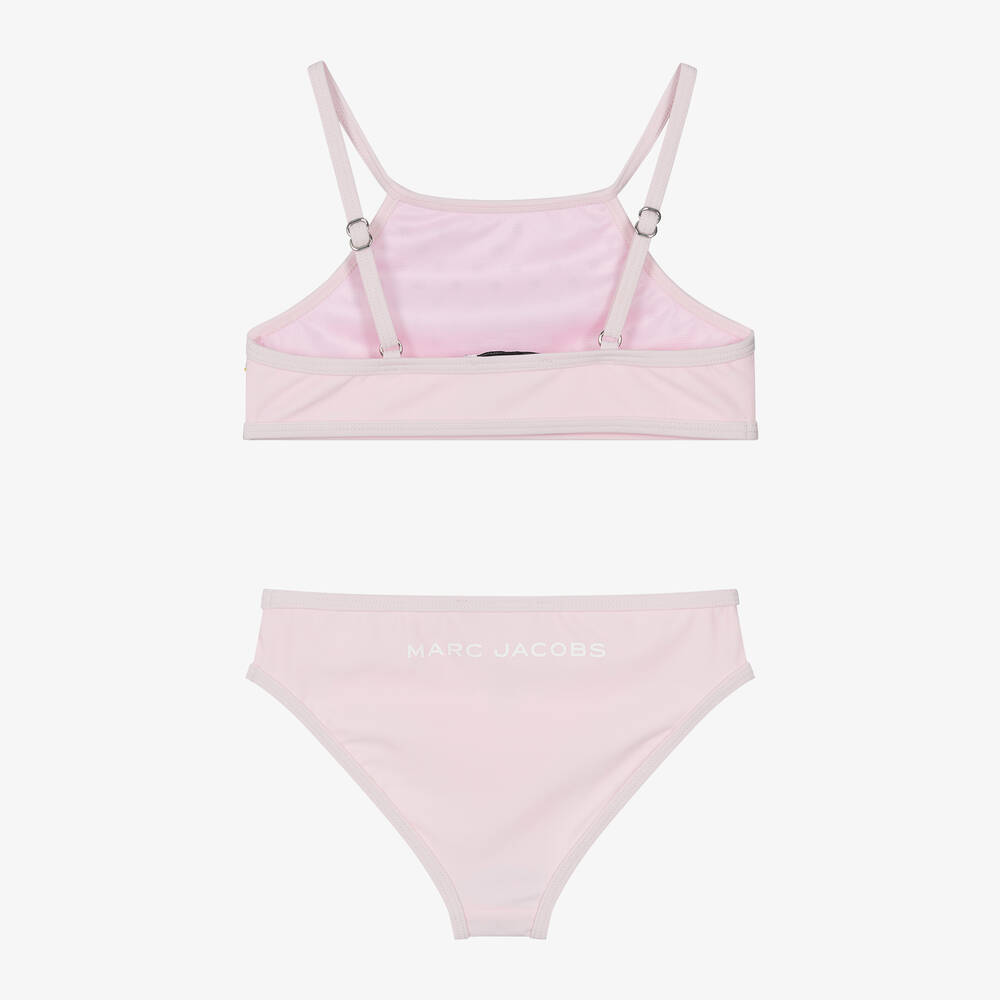 MARC JACOBS-Girls Pink Diamanté Bikini | Childrensalon Outlet