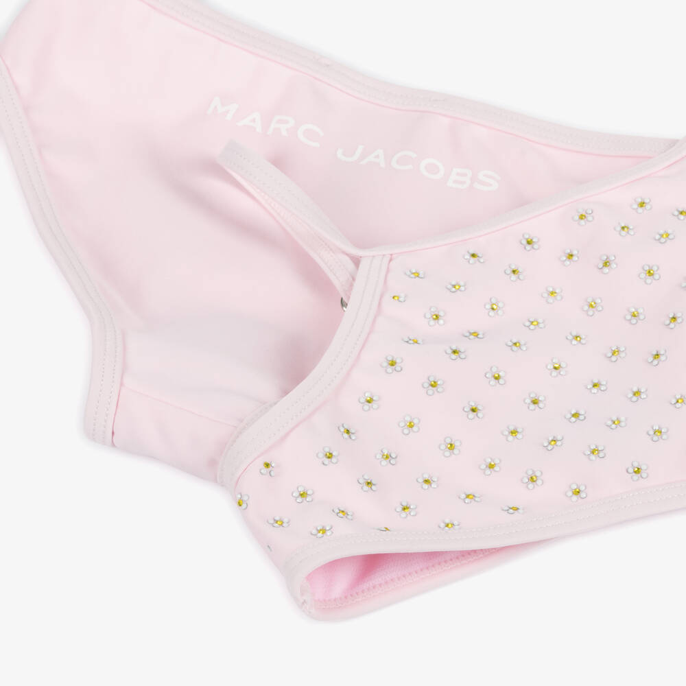 MARC JACOBS-Girls Pink Diamanté Bikini | Childrensalon Outlet