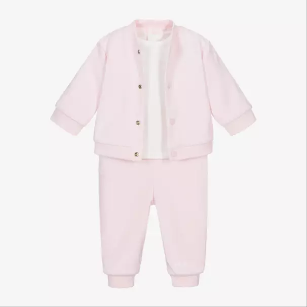 MARC JACOBS-Girls Pink Reversible Outfit Set | Childrensalon Outlet