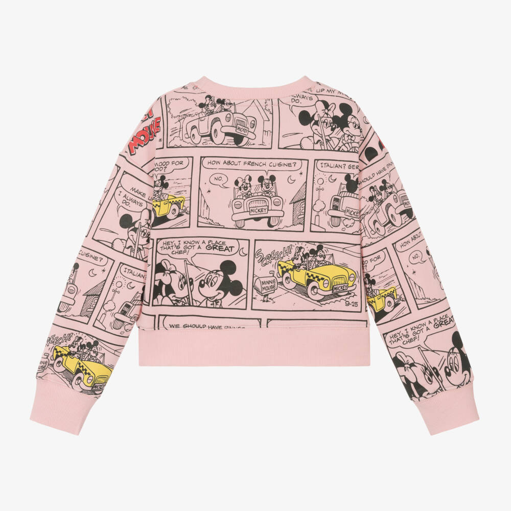 MARC JACOBS-Girls Playful Pink Cartoon Jumper | Childrensalon Outlet