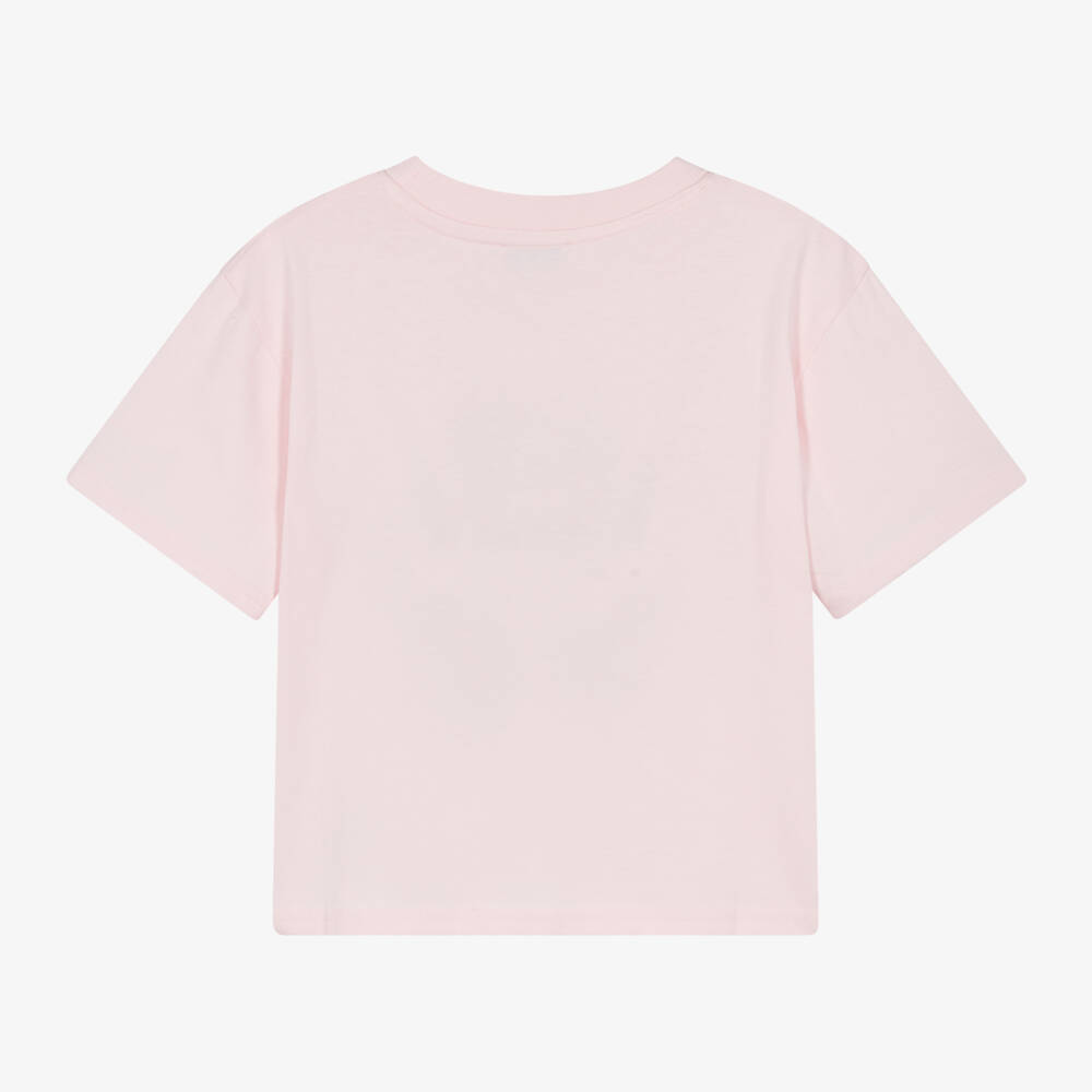 MARC JACOBS-Girls Soft Pink Daisy Tee | Childrensalon Outlet