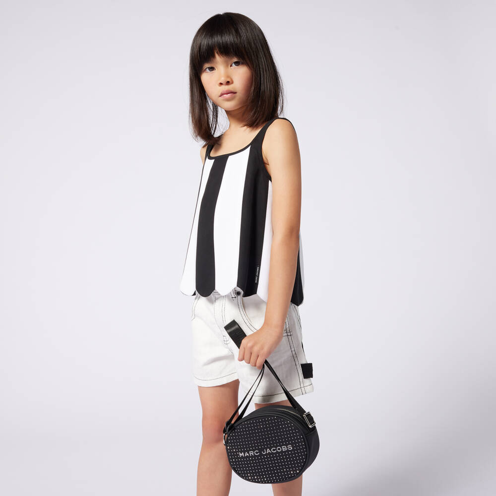 MARC JACOBS-Girls Sparkling Ebony Purse | Childrensalon Outlet