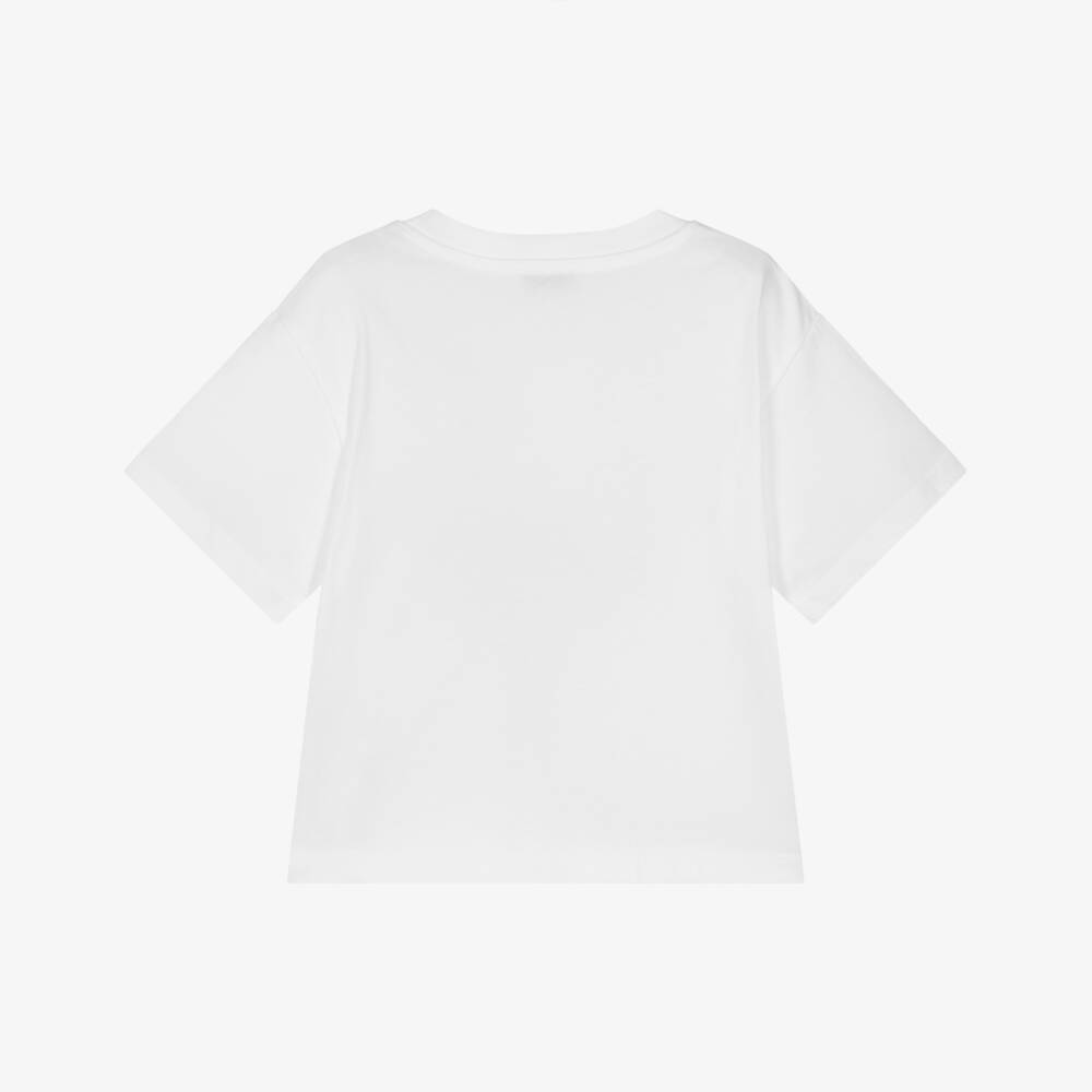 MARC JACOBS-Girls Sparkling Logo Cotton Tee | Childrensalon Outlet