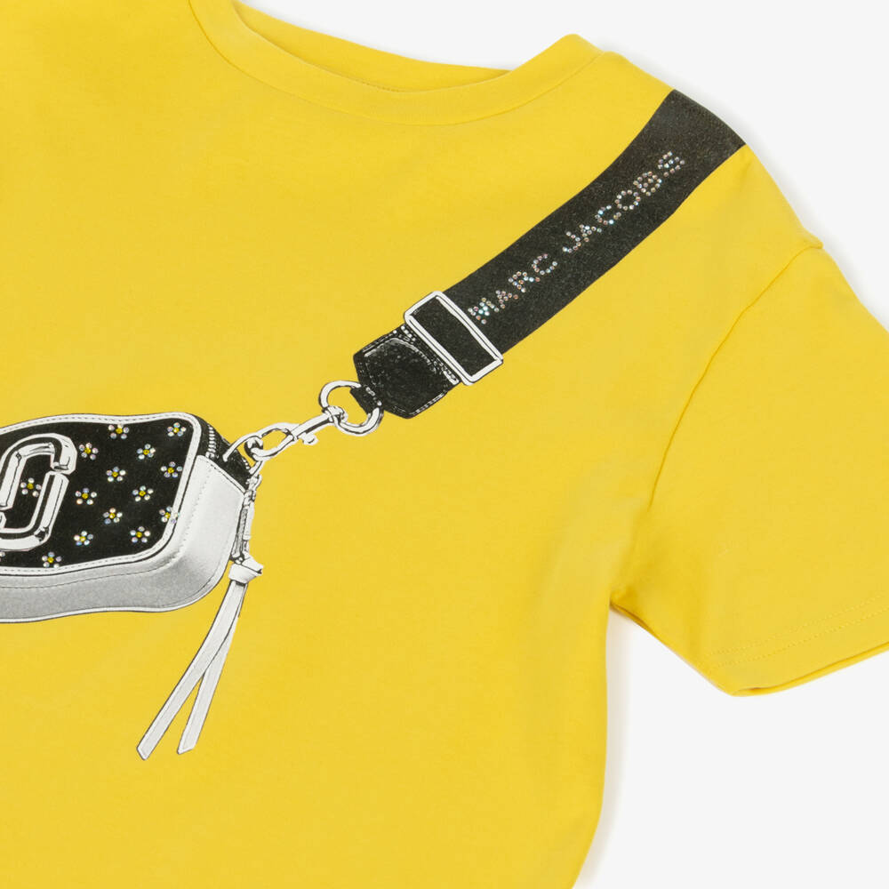 MARC JACOBS-Girls Sunshine Cotton Purse Print Dress | Childrensalon Outlet