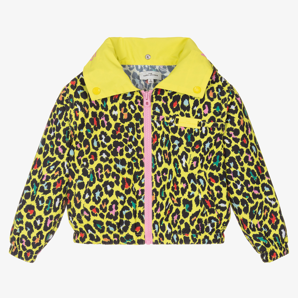 MARC JACOBS - Girls Yellow Cheetah Jacket | Childrensalon