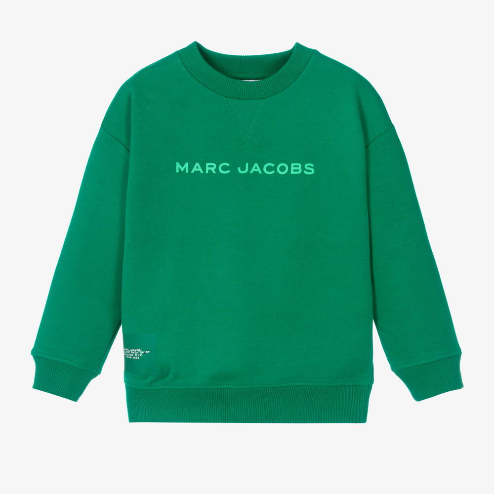 MARC JACOBS - Зеленый хлопковый свитшот | Childrensalon