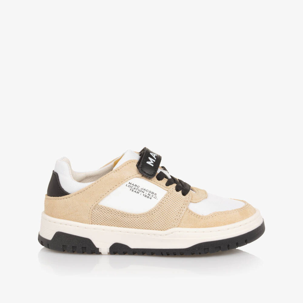 MARC JACOBS-Ivory & Beige Trainers | Childrensalon Outlet