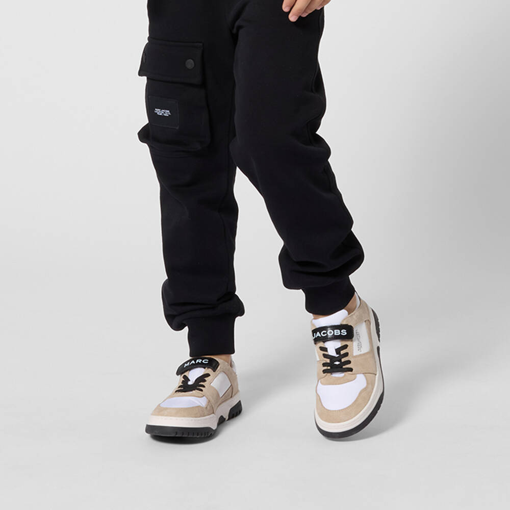 MARC JACOBS-Ivory & Beige Trainers | Childrensalon Outlet