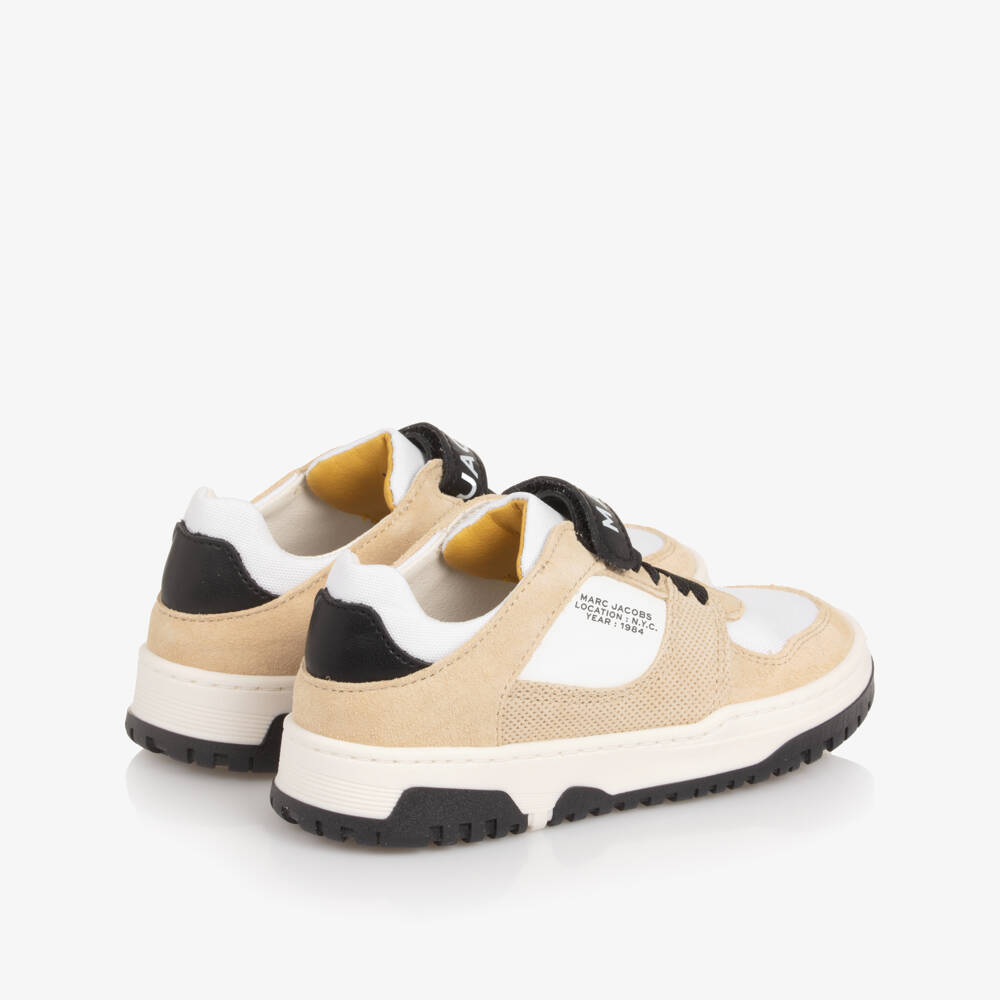 MARC JACOBS-Ivory & Beige Trainers | Childrensalon Outlet