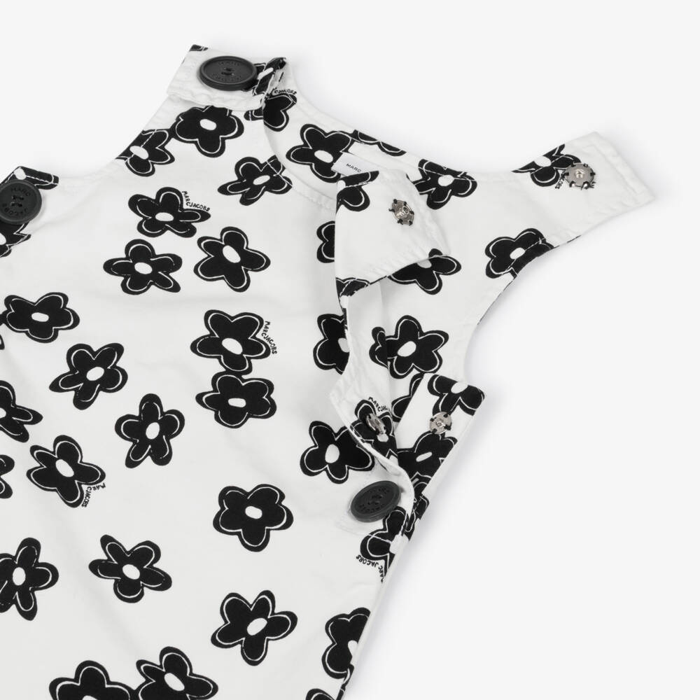 MARC JACOBS-Ivory Daisy Print Shift Dress | Childrensalon Outlet