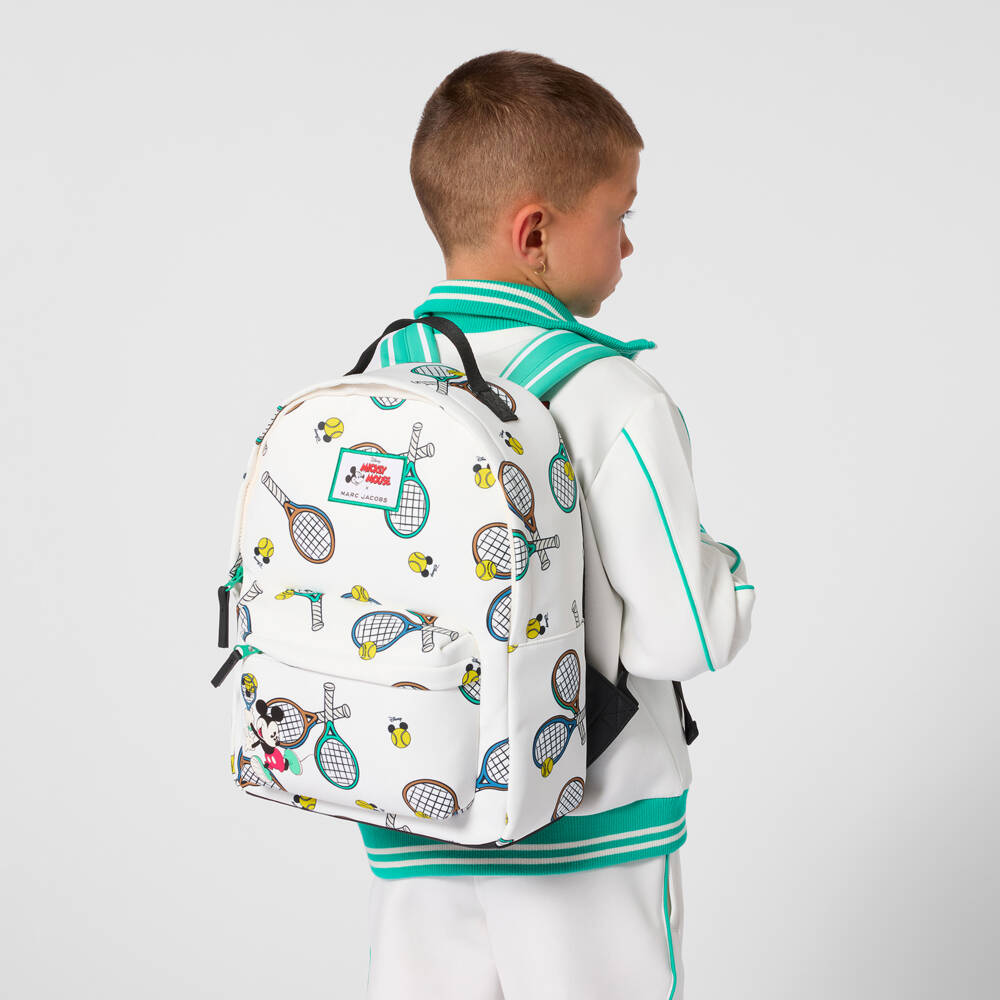 MARC JACOBS-Ivory Mickey Mouse Backpack | Childrensalon Outlet