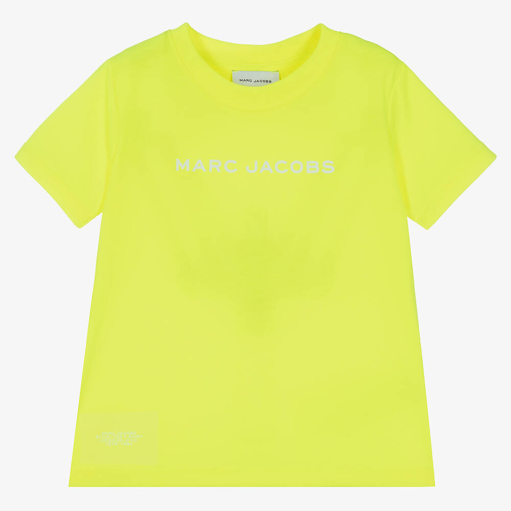 MARC JACOBS - تيشيرت جيرسي لون أصفر نيون | Childrensalon