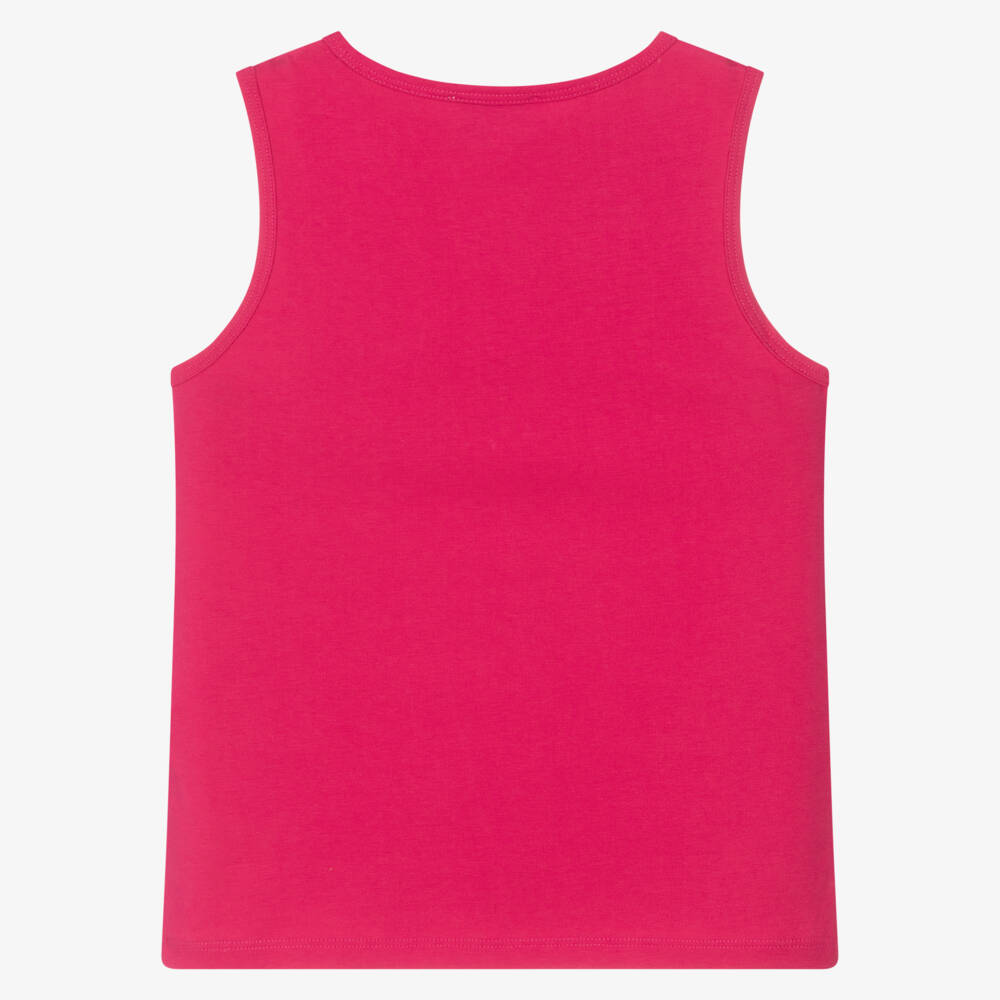 MARC JACOBS-Pink Logo Vest | Childrensalon Outlet