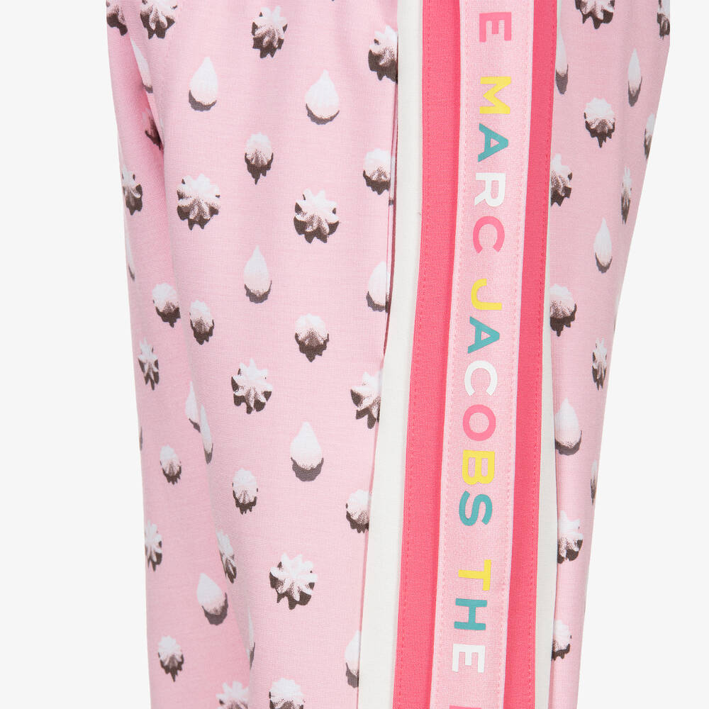 MARC JACOBS-جوغرز ميلانو جيرسي لون زهري للبنات | Childrensalon Outlet