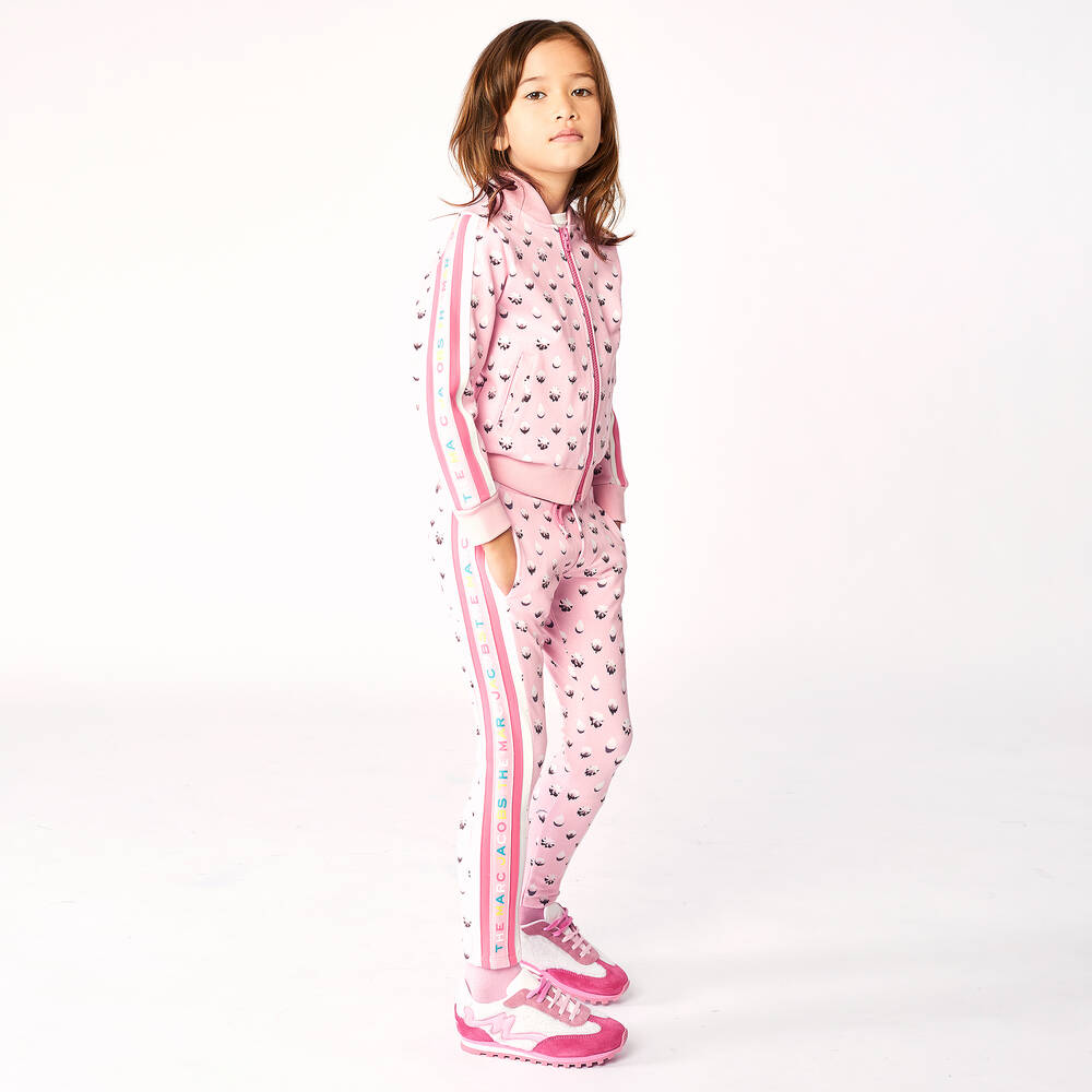 MARC JACOBS-جوغرز ميلانو جيرسي لون زهري للبنات | Childrensalon Outlet