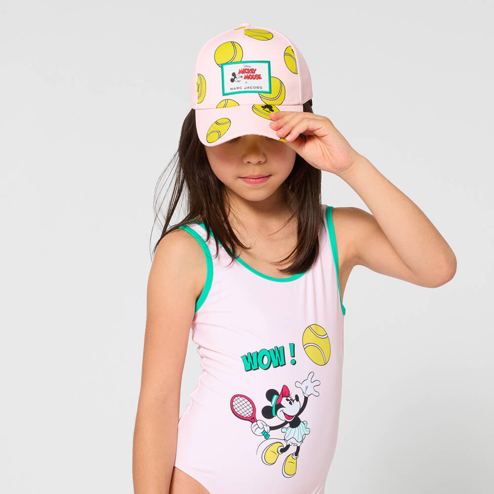 MARC JACOBS-Pink Minnie Swimsuit | Childrensalon Outlet