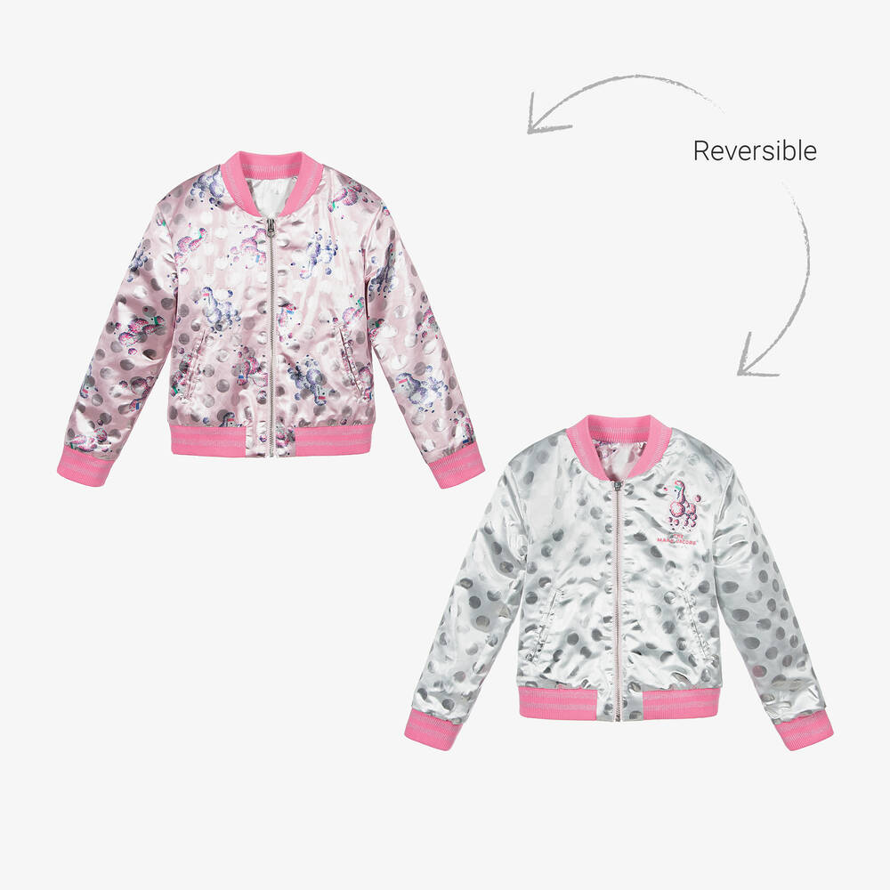 MARC JACOBS - Pink Reversible Jacket  | Childrensalon