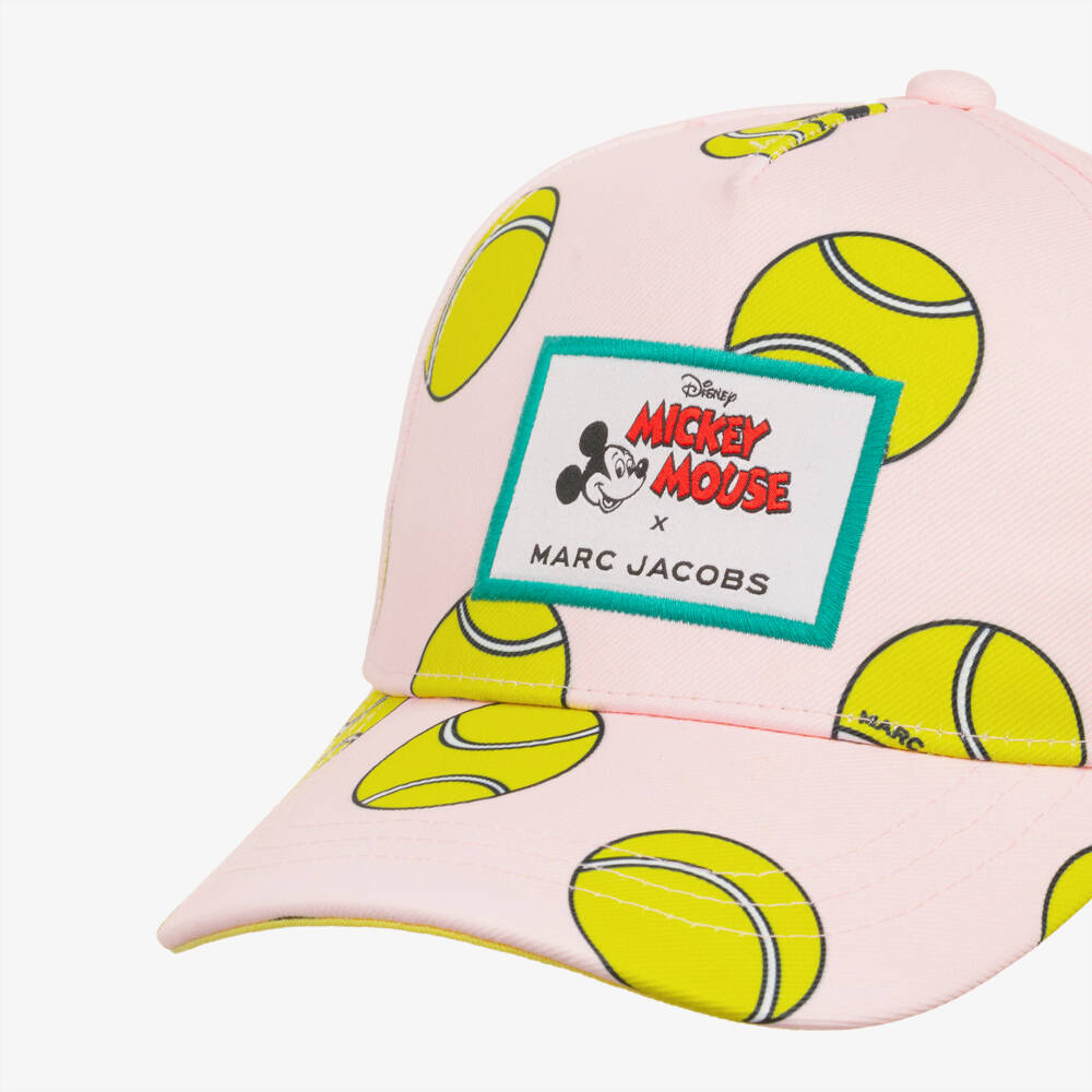 MARC JACOBS-Pink Tennis Cap | Childrensalon Outlet