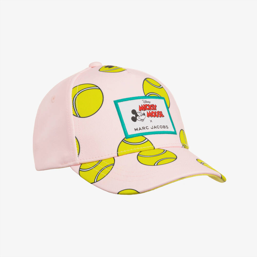 MARC JACOBS-Pink Tennis Cap | Childrensalon Outlet