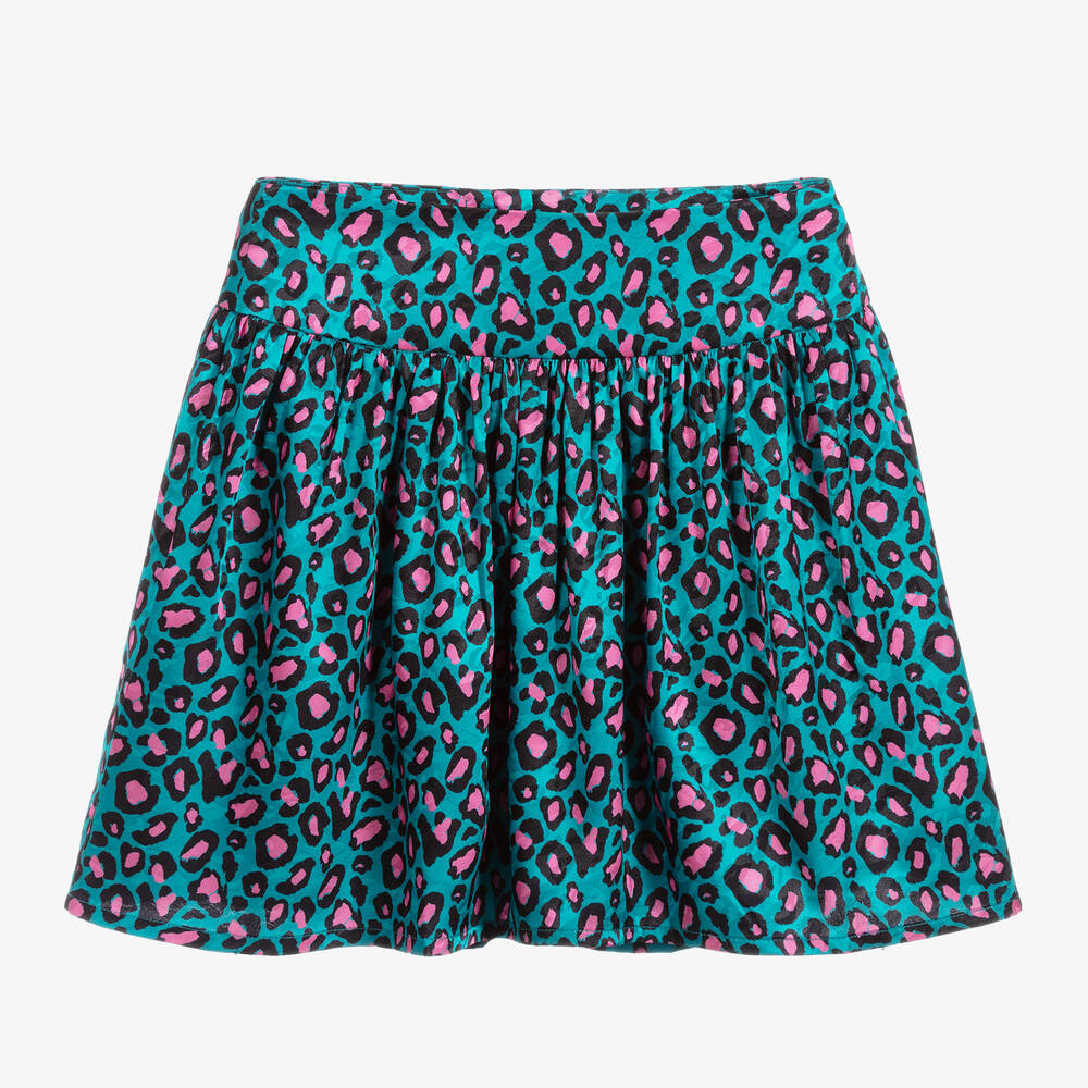 MARC JACOBS-Teen Blue Cheetah Skirt   | Childrensalon Outlet