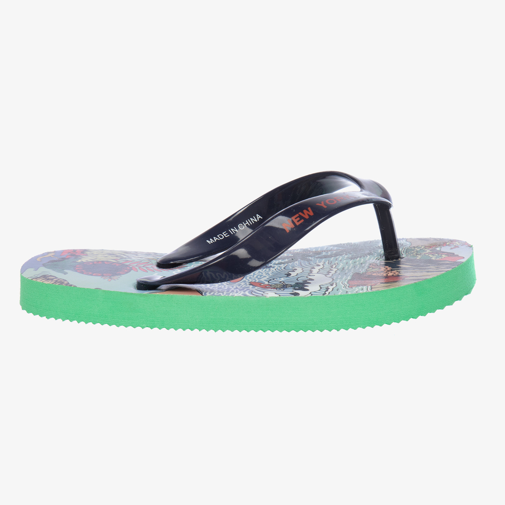 MARC JACOBS-Teen Blue Hawaii Flip-Flops | Childrensalon Outlet