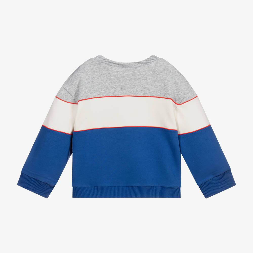 MARC JACOBS-Teen Blue Logo Sweatshirt | Childrensalon Outlet