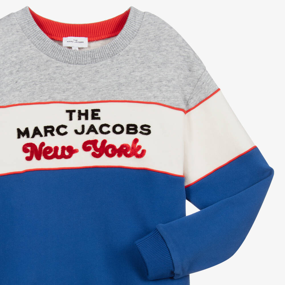 MARC JACOBS - Teen Blue Logo Sweatshirt | Childrensalon Outlet