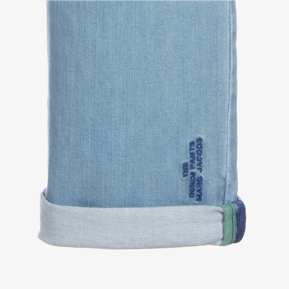 MARC JACOBS-بنطلون جينز تينز ولادي لون أزرق فاتح | Childrensalon Outlet