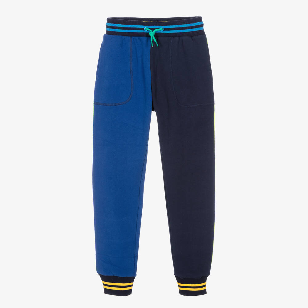 MARC JACOBS - Teen Boys Blue Cotton Patch Joggers | Childrensalon