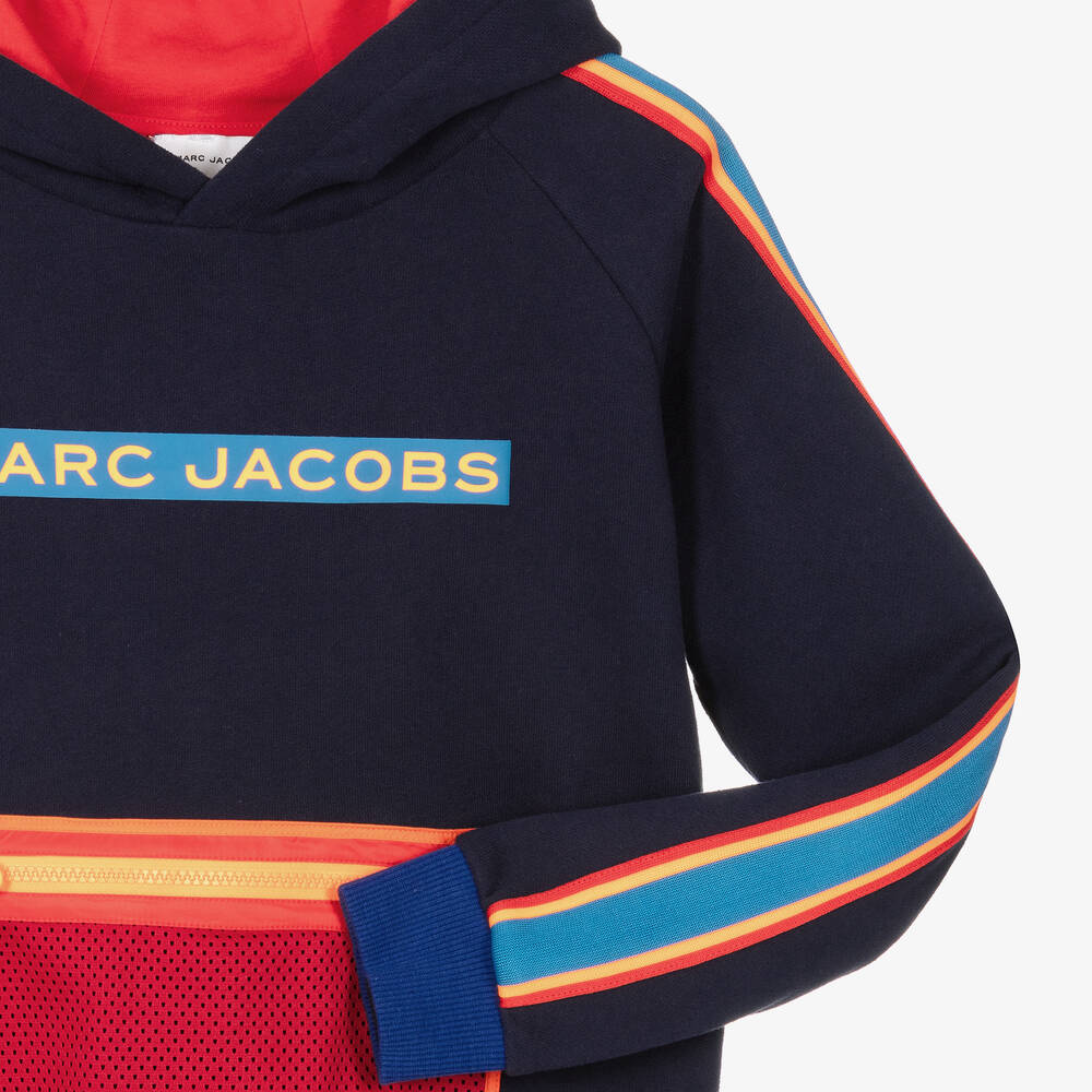 MARC JACOBS-توب هودي تينز ولادي قطن لون كحلي | Childrensalon Outlet