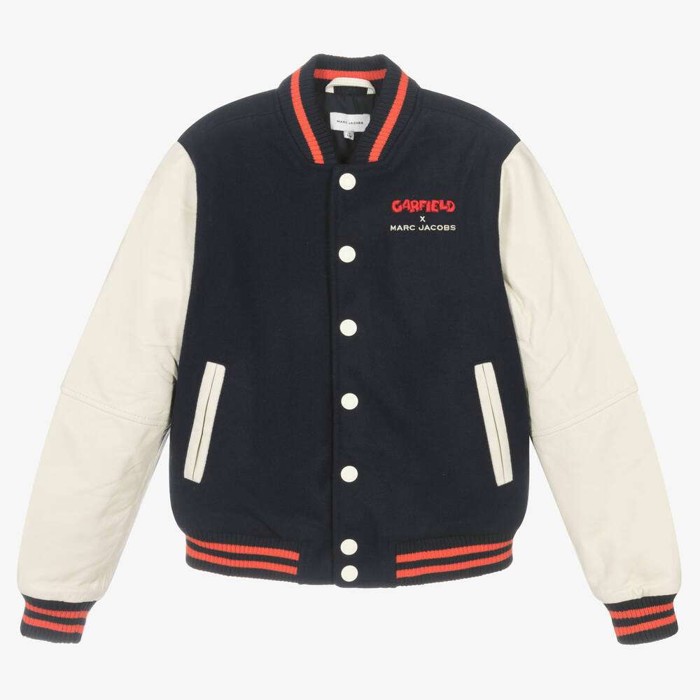MARC JACOBS-Teen Boys Blue Garfield Jacket | Childrensalon Outlet