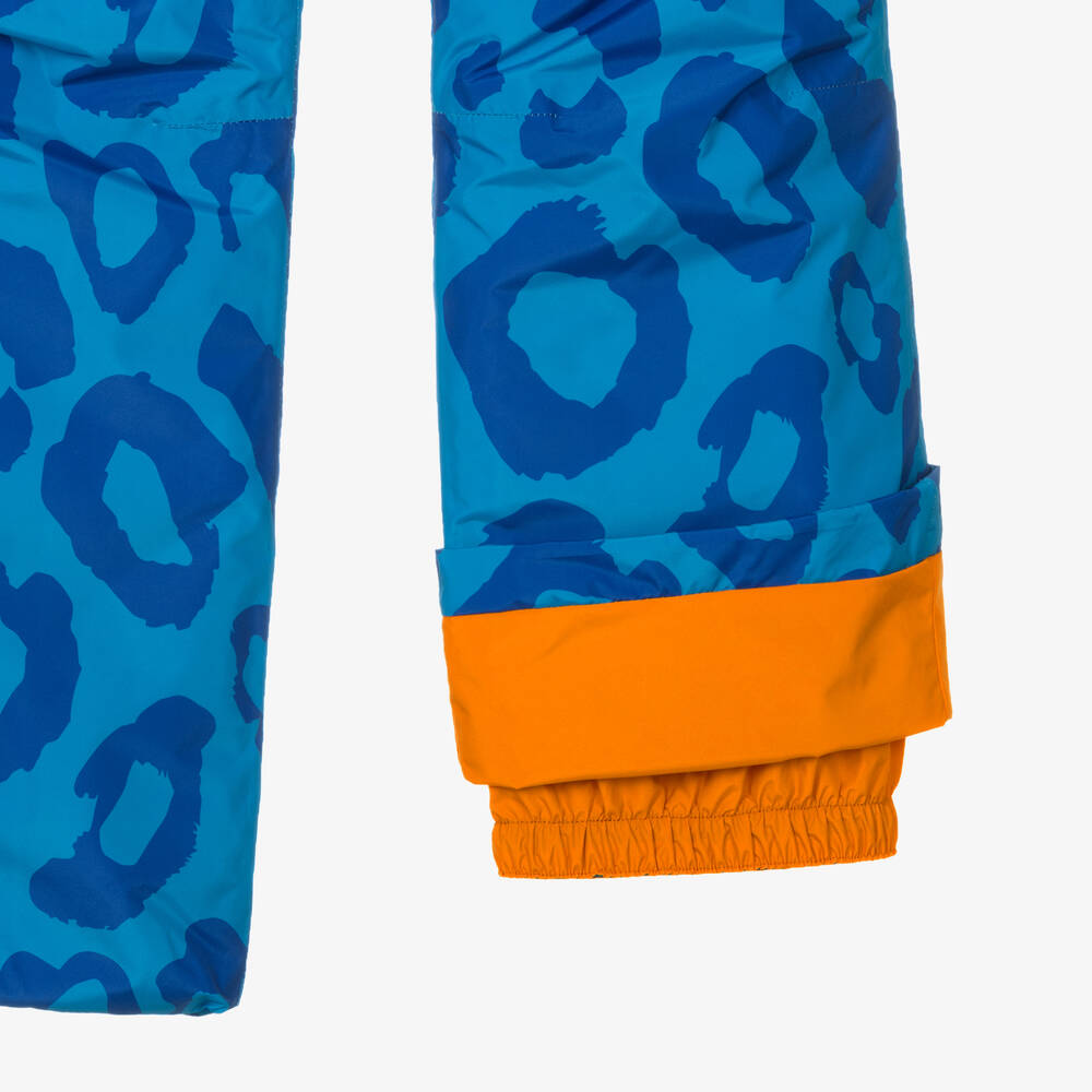MARC JACOBS-Teen Boys Blue Leopard Print Ski Trousers | Childrensalon Outlet