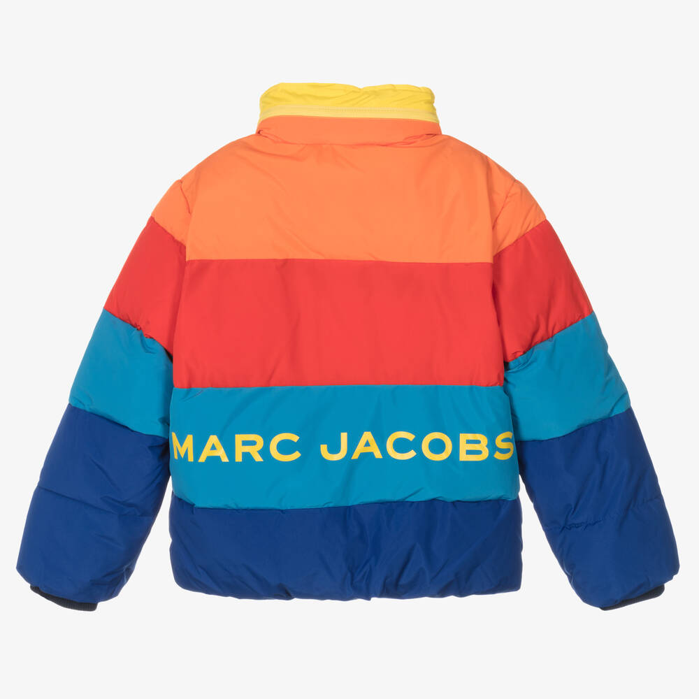 MARC JACOBS-Teen Boys Colourful Hooded Puffer Jacket | Childrensalon Outlet