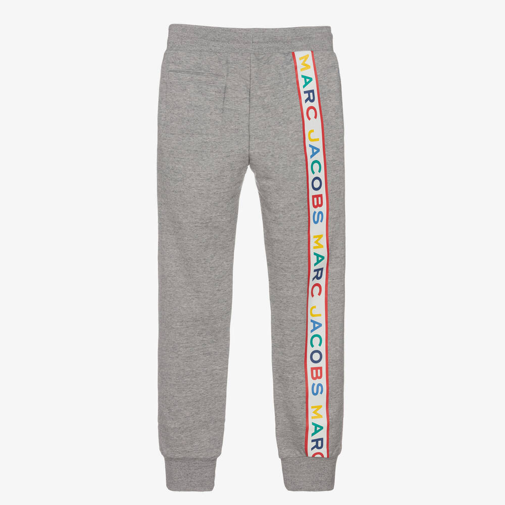 MARC JACOBS-جوغرز تينز ولادي قطن جيرسي لون رمادي | Childrensalon Outlet