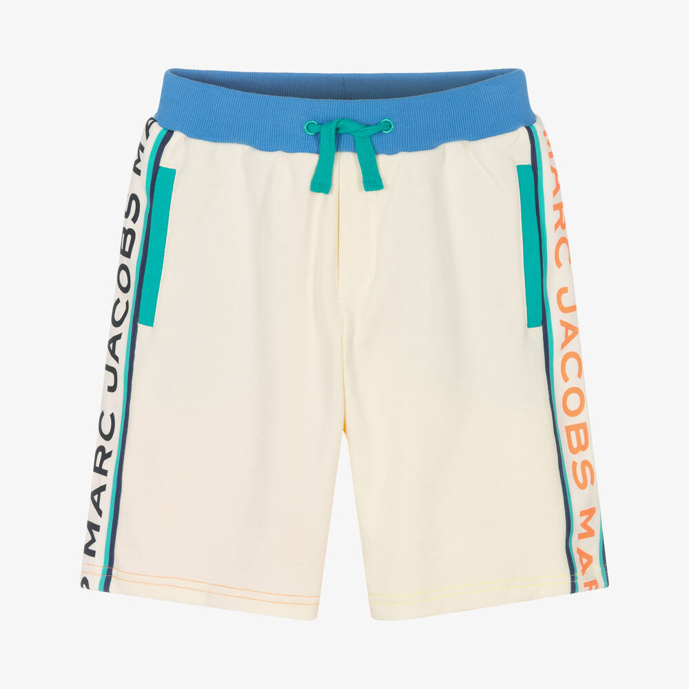 MARC JACOBS - Colourblock-Baumwollshorts elfenb. | Childrensalon