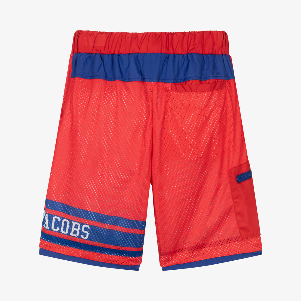 MARC JACOBS-Красные сетчатые шорты | Childrensalon Outlet
