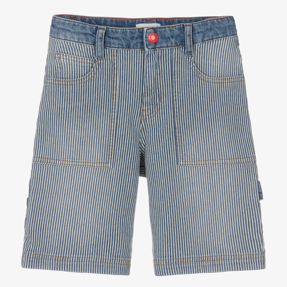 MARC JACOBS - Синие джинсовые шорты в полоску | Childrensalon